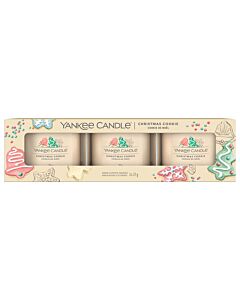 Yankee Candle - Christmas Cookie - 3x Filled Votive Candle